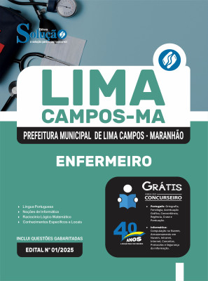 Apostila Prefeitura de Lima Campos-MA 2025 - Enfermeiro - Imagem 3