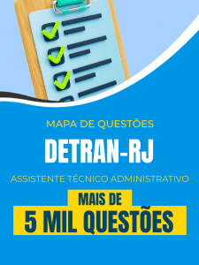 Mapa de Questões Online - Detran-RJ - Assistente Técnico Administrativo - 5 Mil Questões - Imagem 1