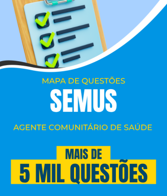 Mapa de Questões Online - SEMUS - Agente Comunitário de Saúde - 5 Mil Questões - Imagem 1