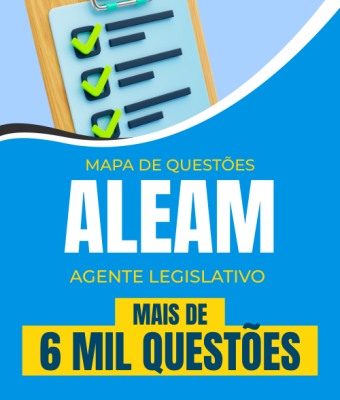 Mapa de Questões Online - ALEAM - Agente Legislativo - Assistente Técnico Administrativo - 6 Mil Questões - Imagem 1