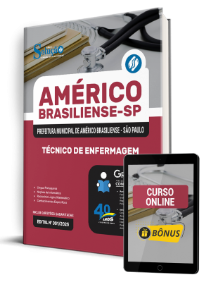 Apostila Prefeitura de Américo Brasiliense - SP 2025 - Técnico de Enfermagem - Imagem 1