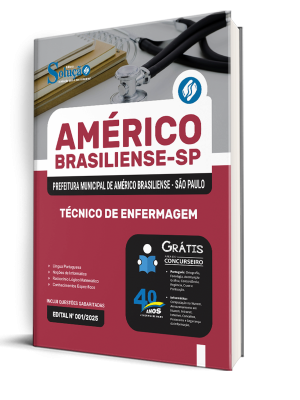 Apostila Prefeitura de Américo Brasiliense - SP 2025 - Técnico de Enfermagem - Imagem 2