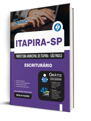 Apostila Prefeitura de Itapira - SP 2026 - Escriturário - Imagem 2