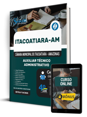 Apostila Câmara de Itacoatiara-AM 2025 - Auxiliar Técnico Administrativo - Imagem 1