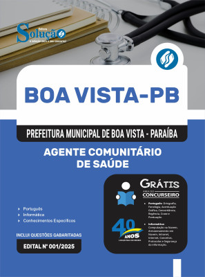 Apostila Prefeitura de Boa Vista-PB 2025 - Agente Comunitário de Saúde - Imagem 3