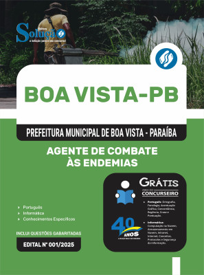 Apostila Prefeitura de Boa Vista-PB 2025 - Agente de Combate às Endemias - Imagem 3