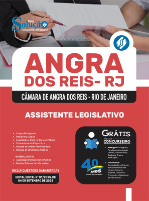 Apostila Câmara de Angra dos Reis - RJ 2025 - Assistente Legislativo - Imagem 3