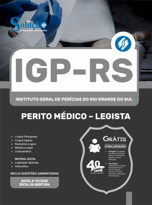 Apostila IGP-RS 2025 - Perito Médico - Legista - Imagem 3