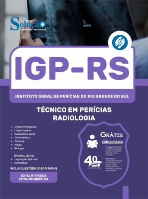 Apostila IGP-RS 2025 - Técnico em Perícias - Radiologia - Imagem 3