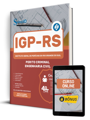 Apostila IGP-RS 2025 - Perito Criminal - Engenharia Civil - Imagem 1