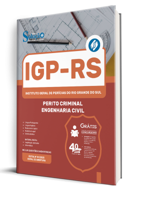 Apostila IGP-RS 2025 - Perito Criminal - Engenharia Civil - Imagem 2