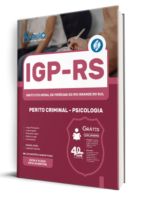 Apostila IGP-RS 2025 - Perito Criminal - Psicologia - Imagem 2