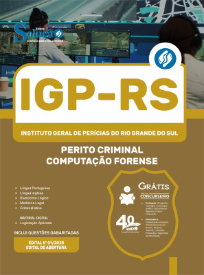 Apostila IGP-RS 2025 - Perito Criminal -  Computação Forense - Imagem 3