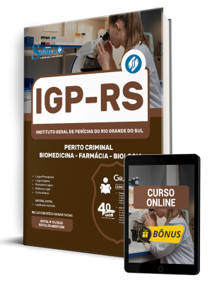 Apostila IGP-RS 2025 - Perito Criminal - Biomedicina - Farmácia - Biologia - Imagem 1