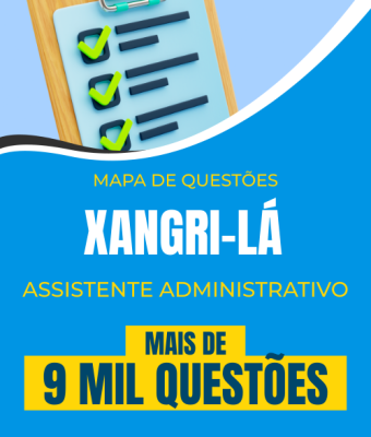 Mapa de Questões Online - Pref. Xangri-lá-RS - Assistente Administrativo - 9 Mil Questões - Imagem 1