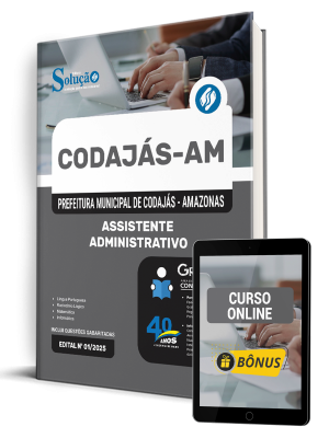 Apostila Prefeitura de Codajás-AM 2025 - Assistente Administrativo - Imagem 1