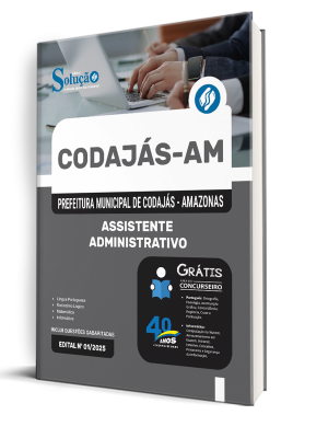 Apostila Prefeitura de Codajás-AM 2025 - Assistente Administrativo - Imagem 2