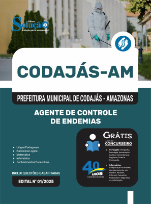 Apostila Prefeitura de Codajás-AM 2025 - Agente de Combate a Endemias - Imagem 3
