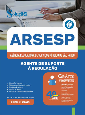 Apostila ARSESP 2025 - Agente de Suporte à Regulação - Imagem 3