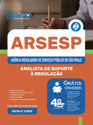 Apostila ARSESP 2025 - Analista de Suporte à Regulação - Imagem 3