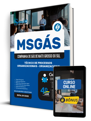 Apostila MSGÁS 2025 - Técnico de Processos Organizacionais - Organizacional - Imagem 1