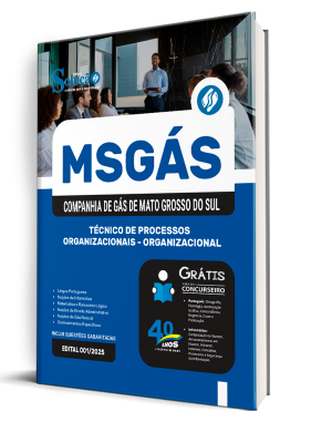 Apostila MSGÁS 2025 - Técnico de Processos Organizacionais - Organizacional - Imagem 2
