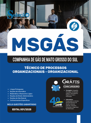 Apostila MSGÁS 2025 - Técnico de Processos Organizacionais - Organizacional - Imagem 3