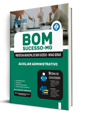 Apostila Prefeitura de Bom Sucesso-MG 2025 - Auxiliar Administrativo - Imagem 2