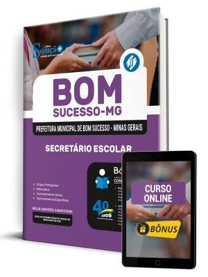 Apostila Prefeitura de Bom Sucesso-MG 2025 - Secretário Escolar - Imagem 1