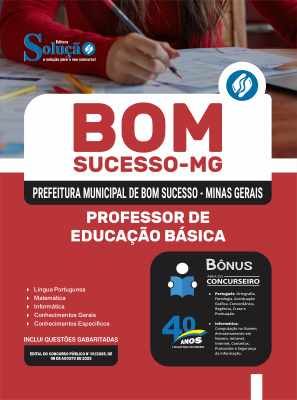 Apostila Prefeitura de Bom Sucesso-MG 2025 - Professor de Educação Básica - Imagem 3