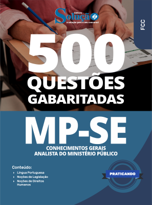 Caderno de Questões MP-SE - Analista do Ministério Público - Conhecimentos Gerais - 500 Questões Gabaritadas - Imagem 2