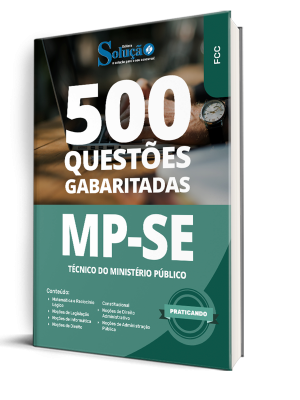 Caderno de Questões MP-SE - Técnico do Ministério Público - 500 Questões Gabaritadas - Imagem 1