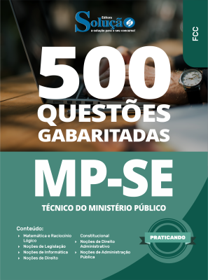 Caderno de Questões MP-SE - Técnico do Ministério Público - 500 Questões Gabaritadas - Imagem 2