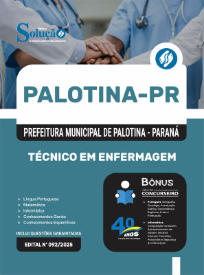 Apostila Prefeitura de Palotina-PR 2025 - Técnico em enfermagem - Imagem 3