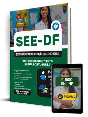Apostila SEE-DF 2025 - Professor Substituto - Língua Portuguesa - Imagem 1