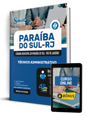 Apostila Câmara de Paraíba do Sul-RJ 2025 - Técnico Administrativo - Imagem 1