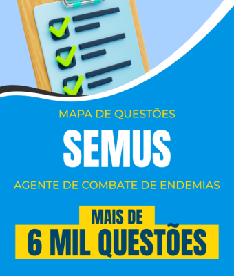 Mapa de Questões Online - SEMUS - Agente de Combate de Endemias - 6 Mil Questões - Imagem 1