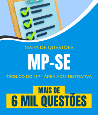 Mapa de Questões Online - MP-SE - Técnico do Ministério Público - Área Administrativa - 6 Mil Questões - Imagem 1