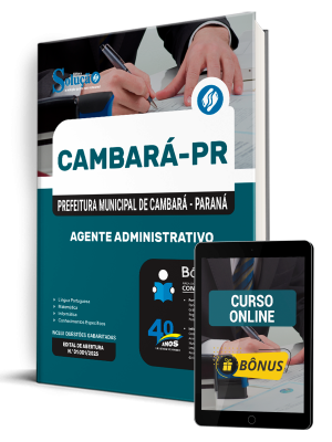 Apostila Prefeitura de Cambará-PR 2025 - Agente Administrativo - Imagem 1