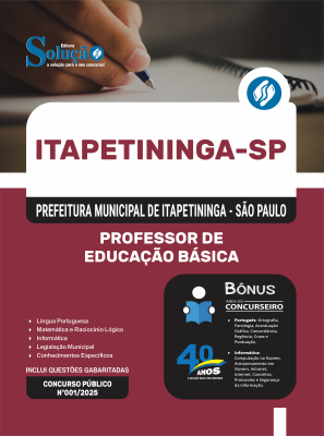 Apostila Prefeitura de Itapetininga - SP 2025 - Professor de Educação Básica - Imagem 3