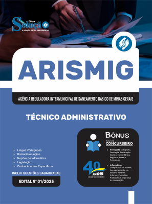 Apostila ARISMIG 2025 - Técnico Administrativo - Imagem 3