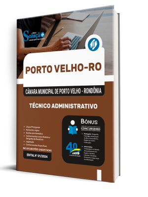 Apostila Câmara de Porto Velho - RO 2025 - Técnico Administrativo - Imagem 2