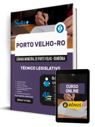 Capa Apostila Câmara de Porto Velho - RO 2025 - Técnico Legislativo