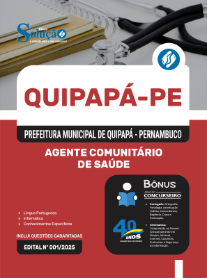 Apostila Prefeitura de Quipapá-PE 2025 - Agente Comunitário de Saúde - Imagem 3