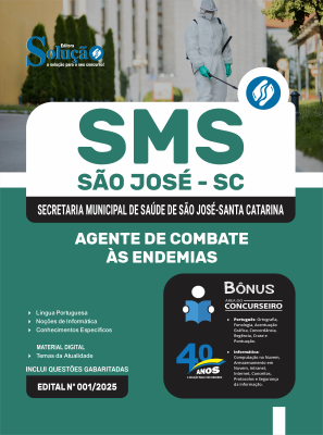 Apostila Prefeitura de São José - SC 2025 - Agente de Combate às Endemias - Imagem 3