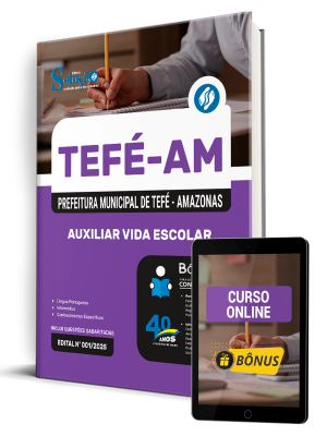Apostila Prefeitura de Tefé-AM 2025 - Auxiliar Vida Escolar - Imagem 1