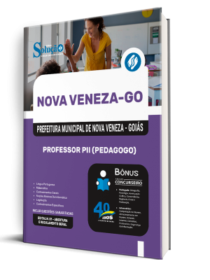 Apostila Prefeitura de Nova Veneza-GO 2025 - Professor PII - Pedagogo - Imagem 2