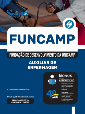 Apostila FUNCAMP 2025 - Auxiliar de Enfermagem - Imagem 3