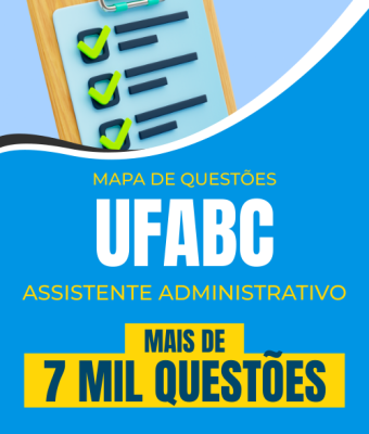 Mapa de Questões Online - UFABC - Assistente Administrativo - 7 Mil Questões - Imagem 1