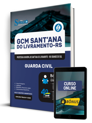 Apostila Prefeitura de Sant'ana do Livramento-RS 2025 - Guarda Civil Municipal - Imagem 1